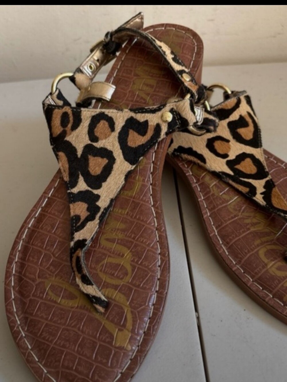 LEOPARD PRINT SANDALS - Picture 6 of 9
